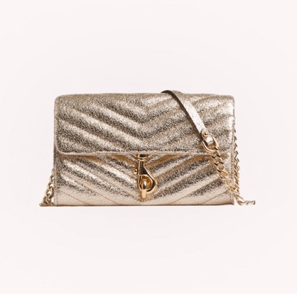 Rebecca Minkoff Handbags - NWT: Rebecca Minkoff Gold Edie Purse